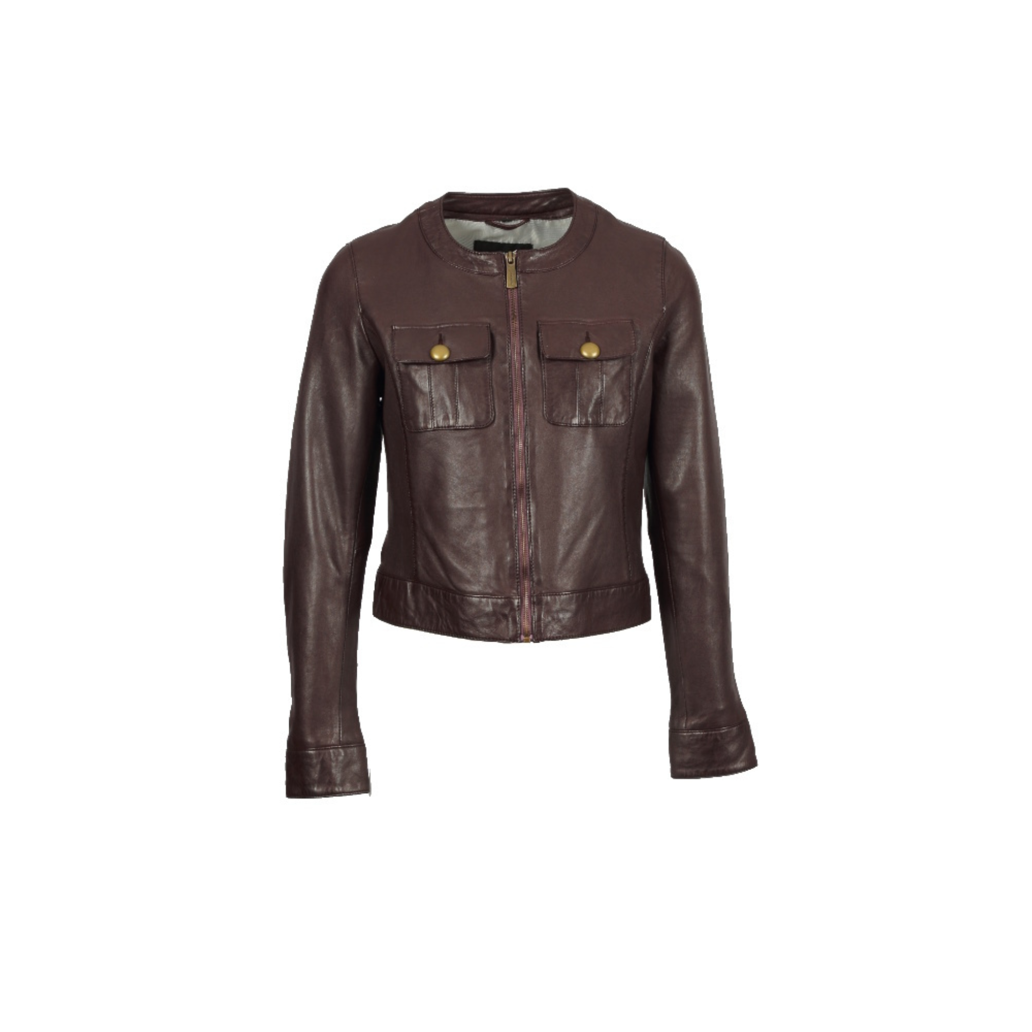 ★Leather Single Soutien Colored Jacket★ SUSAN (REF. 65161) PORTO - LEATHER JACKET – OAKWOOD