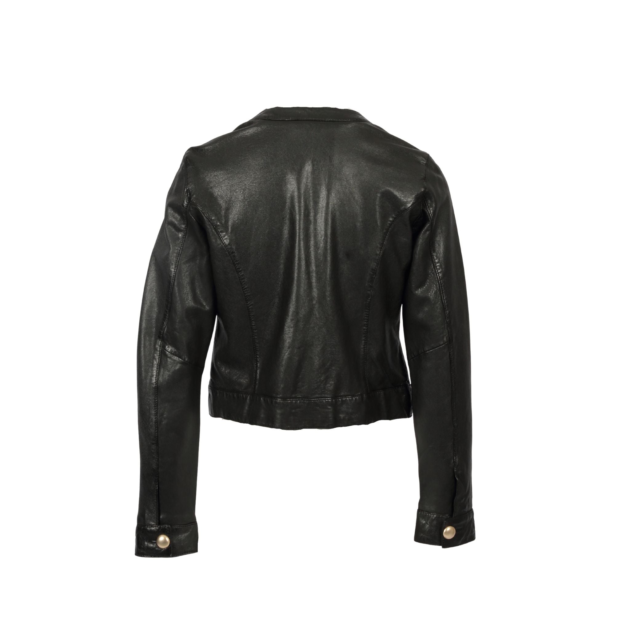SUSAN (REF. 65161) BLACK - LEATHER JACKET – OAKWOOD