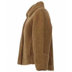 HELEN (REF. 63748) COGNAC - FAUX SHEARLING REVERSIBLE JACKET (100% WOOL)