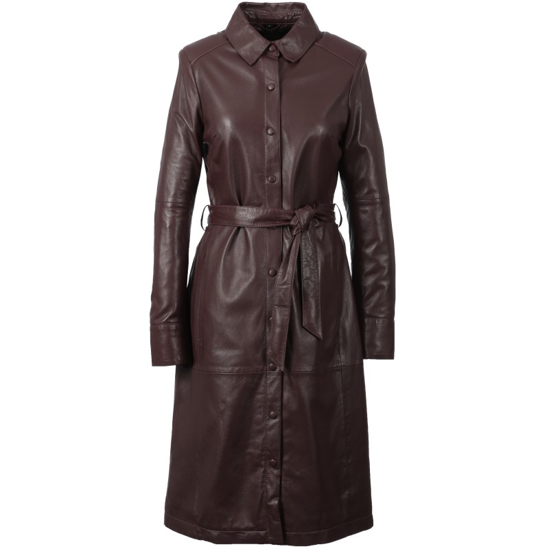 Robe en cuir véritable Clearance