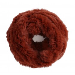 RUST KNITTED SNOOD
