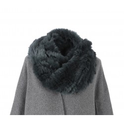 62190 - GREEN KNITTED SNOOD