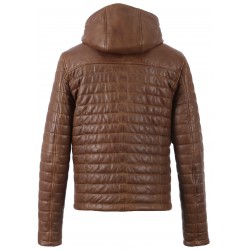 63110 - COGNAC LEATHER JACKET AURELIEN 
