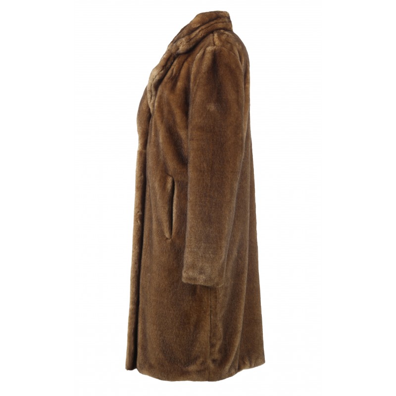 CYBER (REF. 63053) VISON MANTEAU LONG EN FAUSSE FOURRURE A CYBER (REF. 63053) VISON MANTEAU LONG EN FAUSSE FOURRURE A