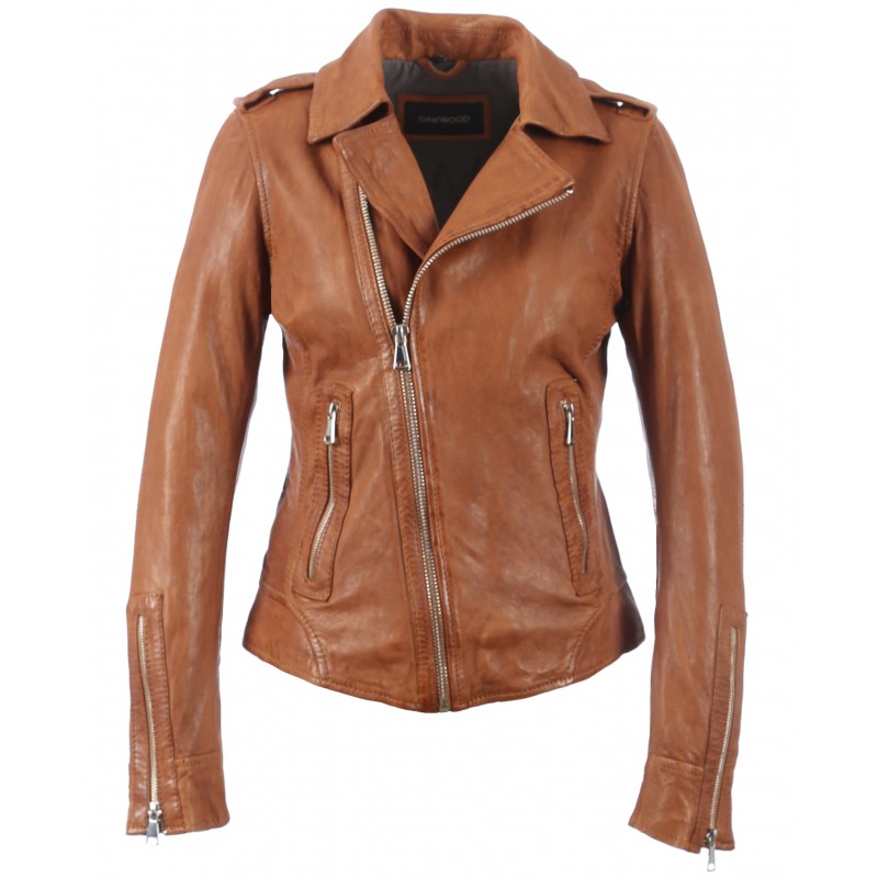 Manga Ref 62967 Cognac Washed Look Genuine Leather