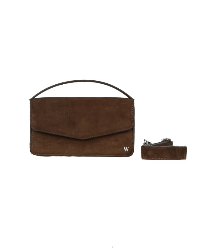NANO (REF. 65276) CHOCO - SAC EN CHEVRE VELOURS