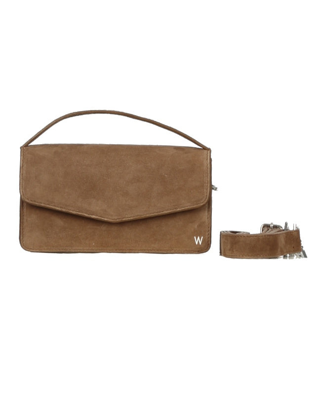 NANO (REF. 65276) CAFE - SAC EN CHEVRE VELOURS