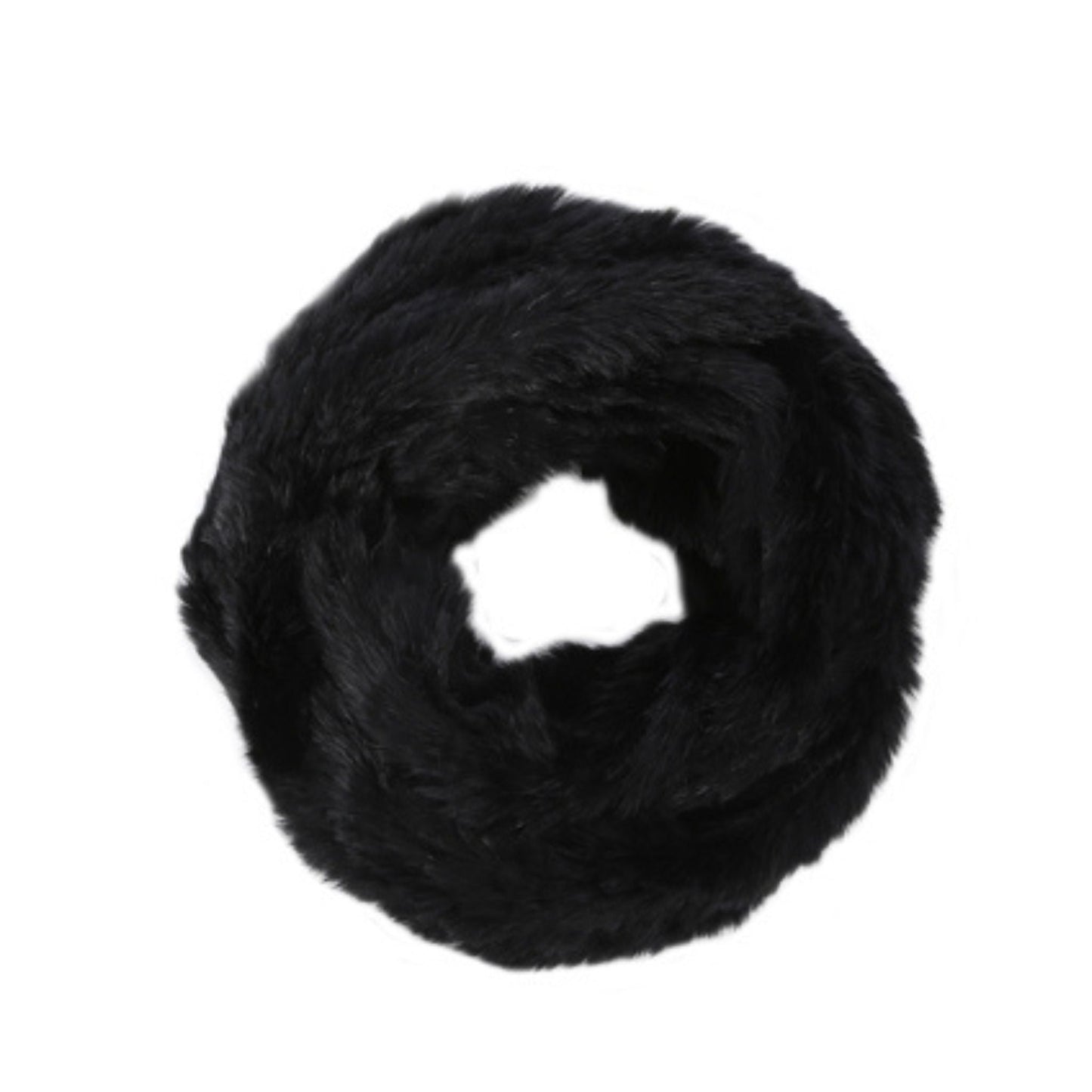 ROMY (REF. 62190) NOIR – TOUR DE COU EN FOURRURE VÉRITABLE OAKWOOD