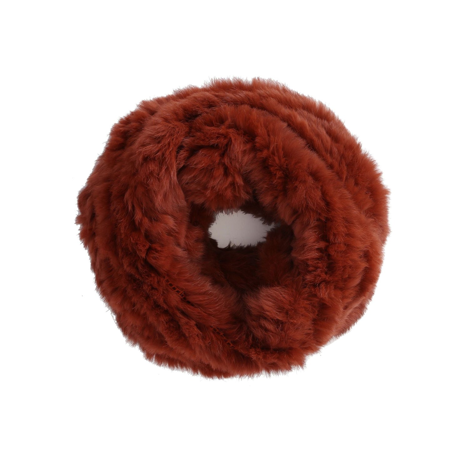 ROMY (REF. 62190) RUST – TOUR DE COU EN FOURRURE VÉRITABLE OAKWOOD