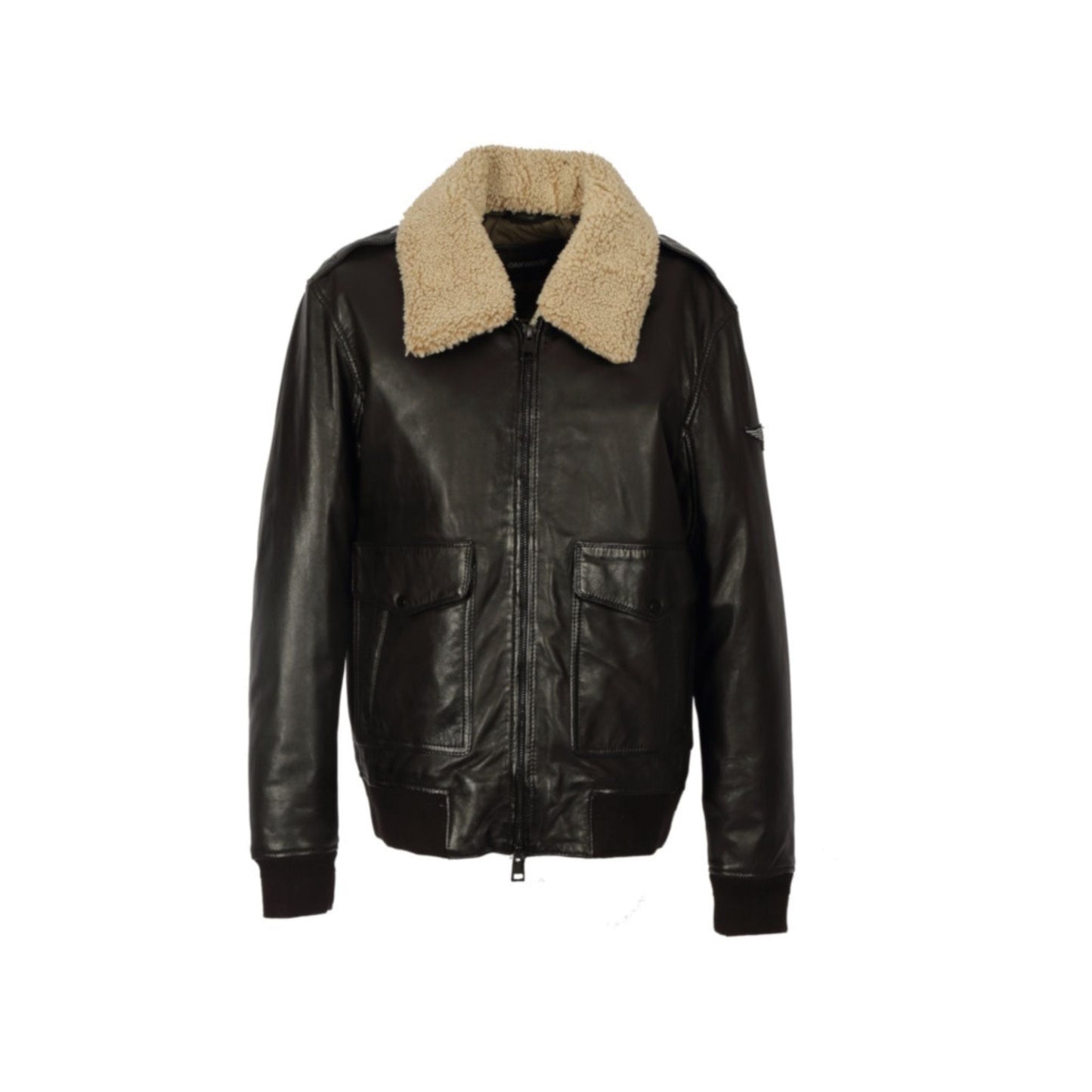 GENNARO (REF. 64948) NOIR - BLOUSON EN CUIR VÉRITABLE OAKWOOD