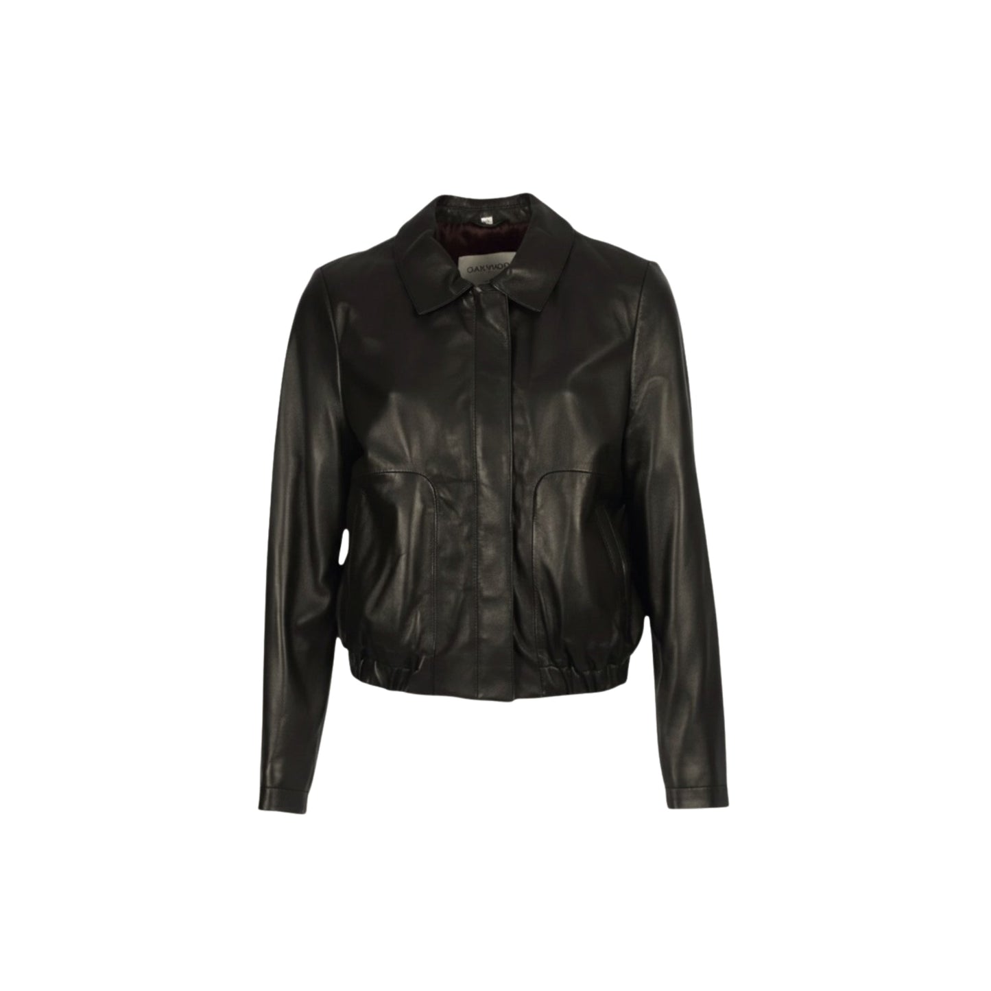 ODESSA (REF. 65065) NOIR- BLOUSON EN CUIR OAKWOOD