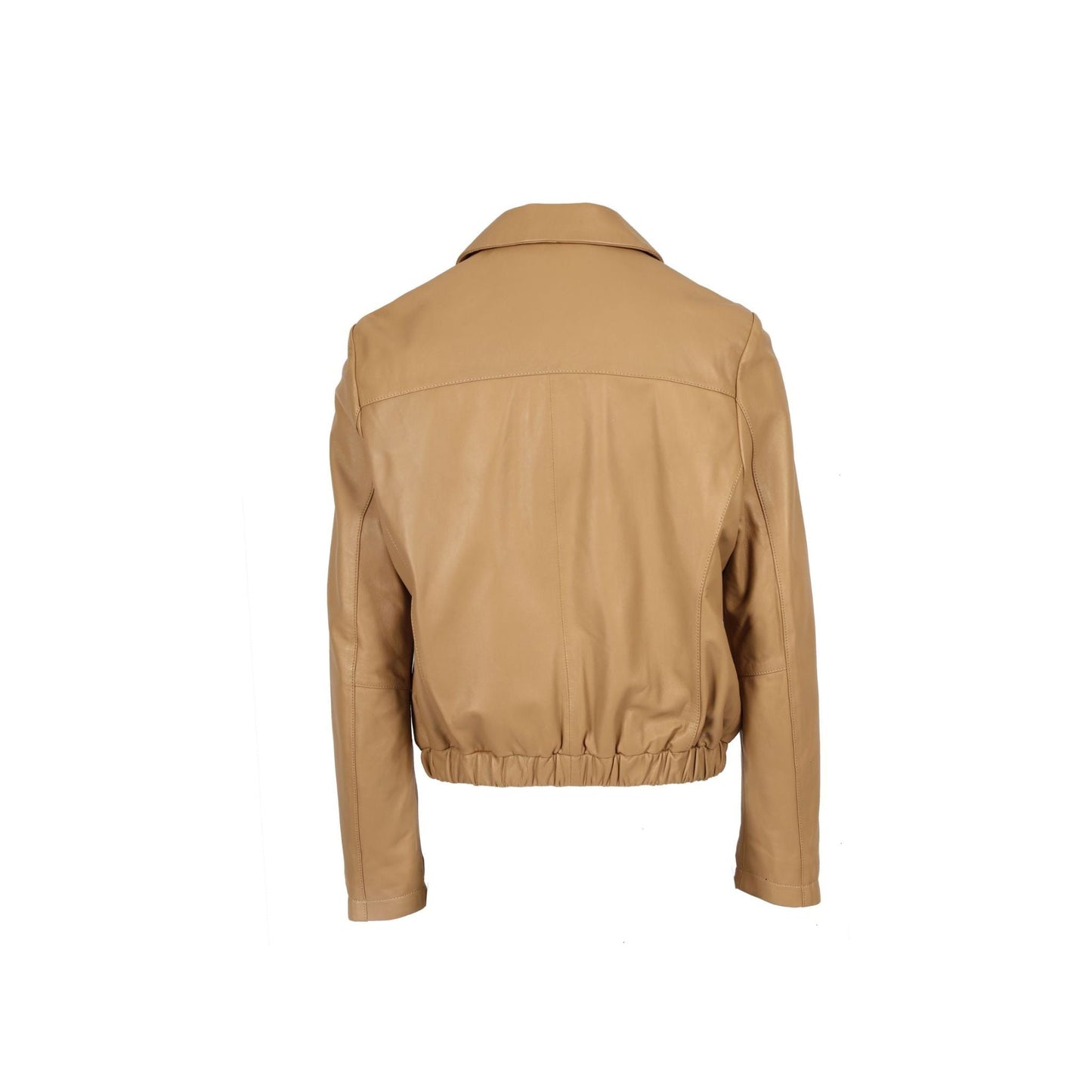 ODESSA (REF. 65065) NOISETTE- BLOUSON EN CUIR OAKWOOD