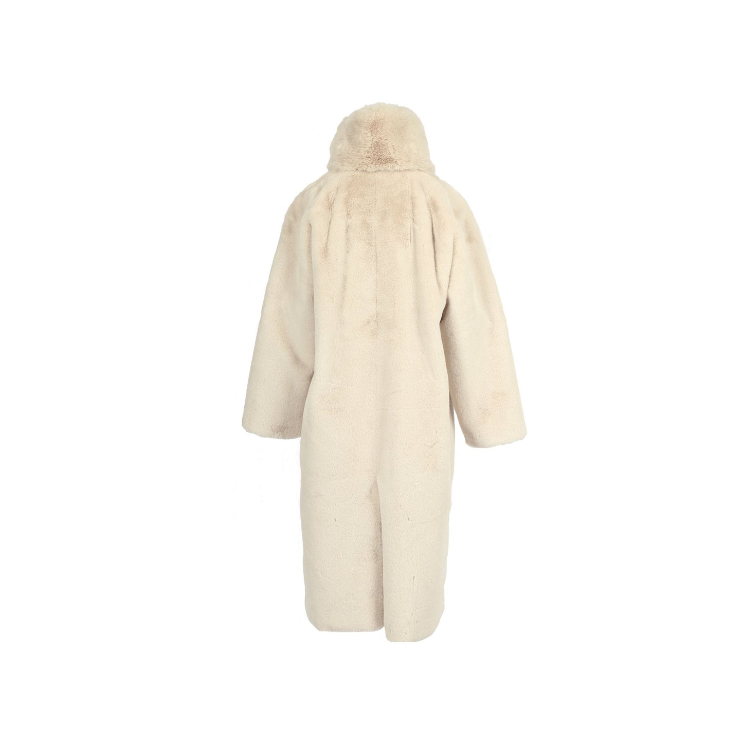 SORA (REF. 65098) IVOIRE - MANTEAU LONG EN FAUSSE FOURRURE OAKWOOD