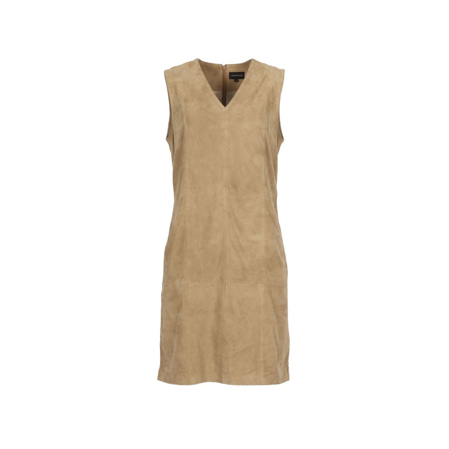 MAGNOLIA (REF. 65198) BEIGE- ROBE EN CUIR DE CHEVRE VELOURS
