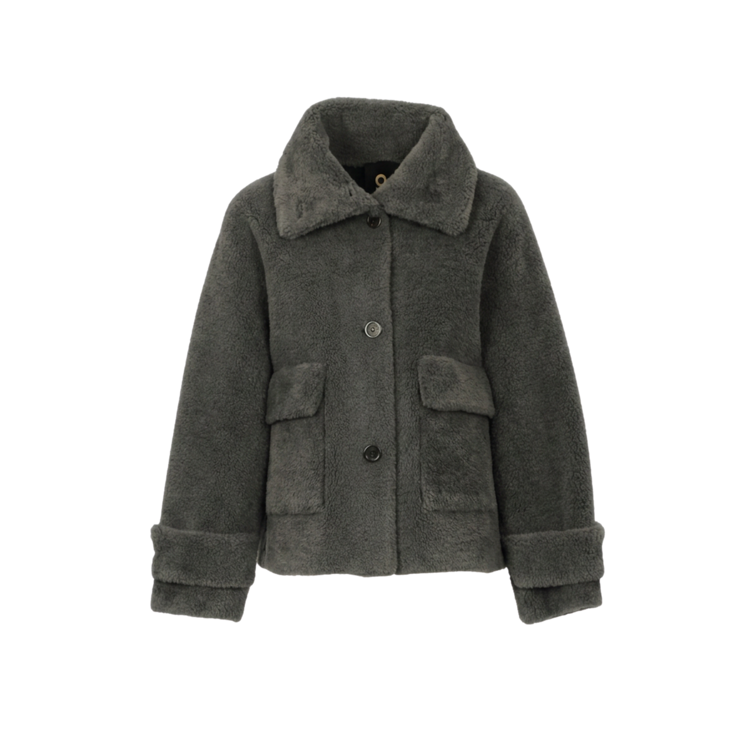ANNE  (REF. 65252) ANTRHACITE - VESTE EN FAUSSE FOURRURE