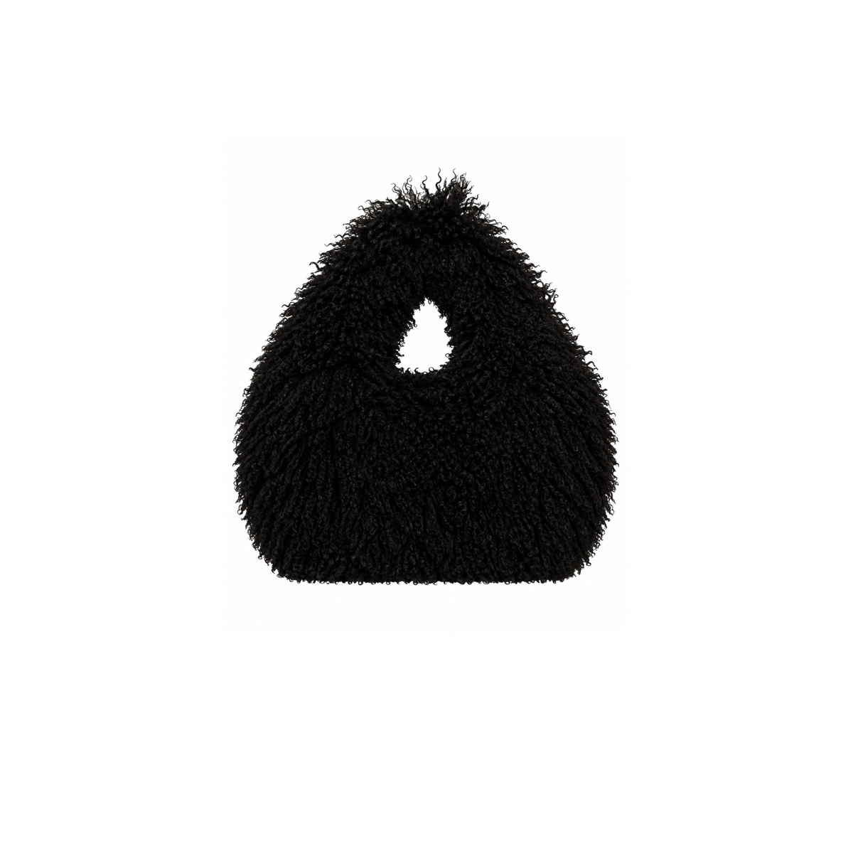 SPOTY (REF. 65264) NOIR- SAC EN FAUSSE FOURRURE