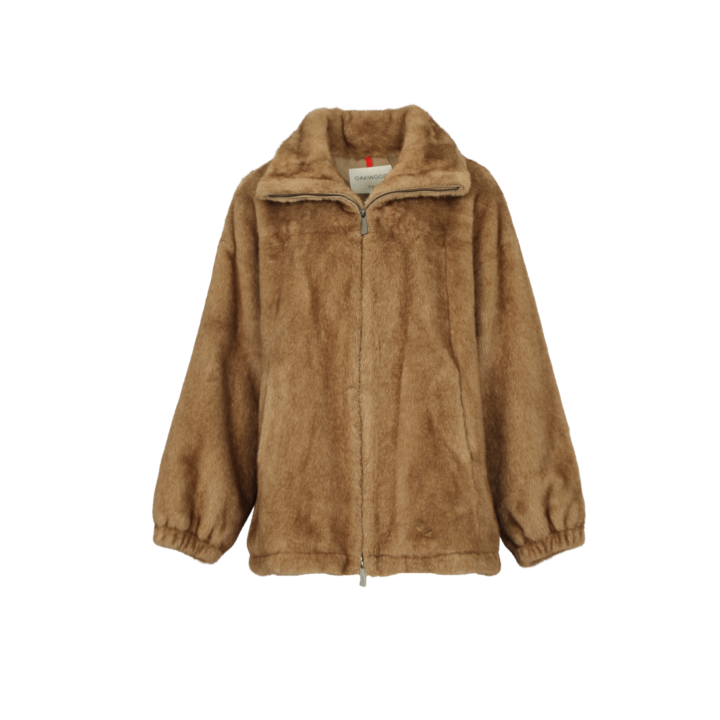 AGNES (REF. 65290) TAUPE - BLOUSON EN FAUSSE FOURRURE