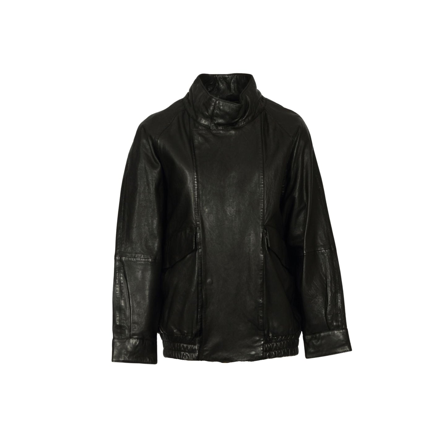 SAILOR (REF. 65350) NOIR - BLOUSON EN CUIR DE MOUTON OAKWOOD