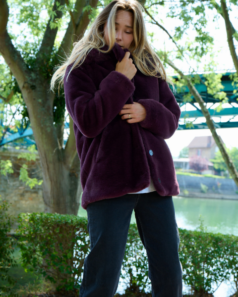 VESTE KANDA 65099 PRUNE