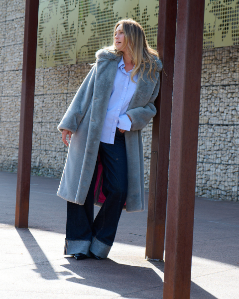 MANTEAU SORA 65098 GRIS